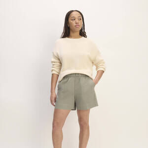 Everlane Women's Easy Short in Sage Green, Size Large